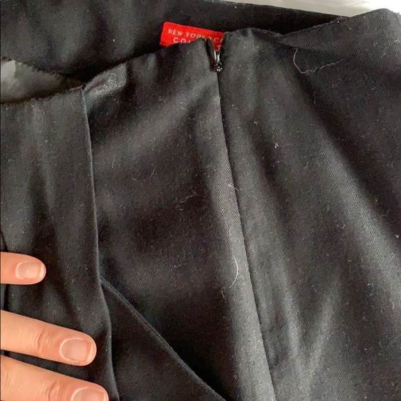 Black Pencil Skirt with Pockets - Picture 5 of 6